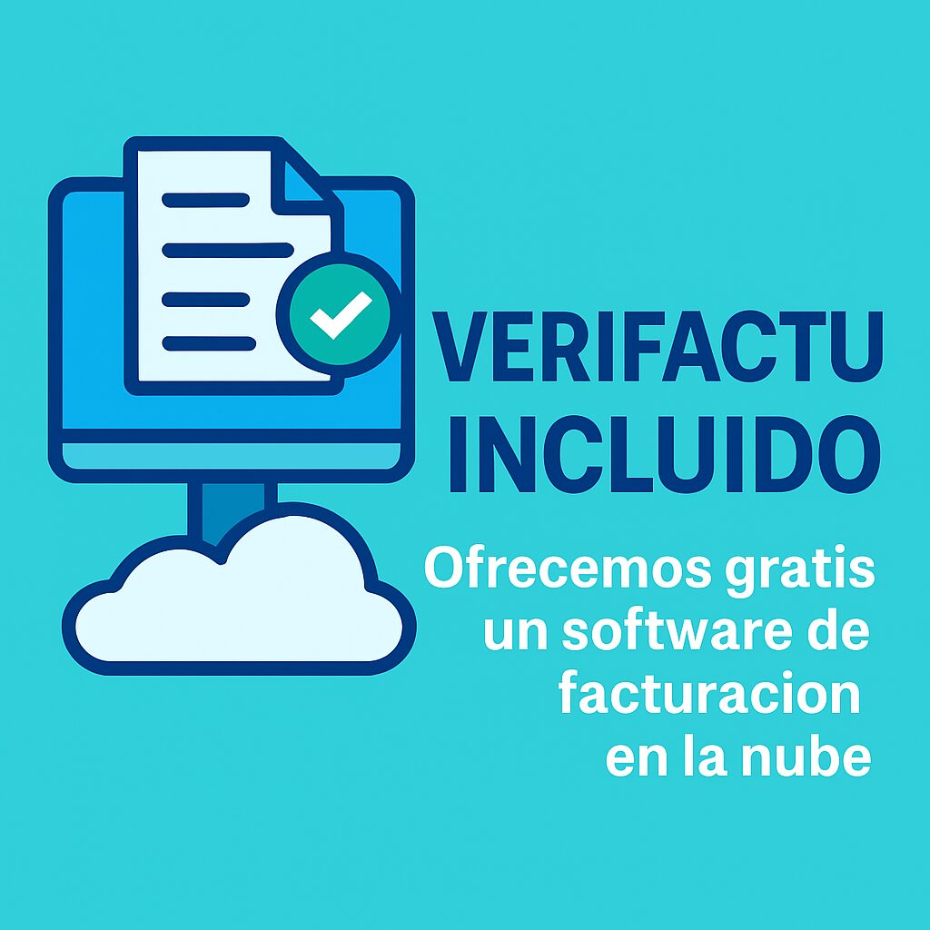 Verifactu 2025 - Facturación verificable para autónomos y empresas Imagen ilustrativa sobre Verifactu: nuevo sistema de facturación para autónomos y empresas en 2025 con código QR y firma electrónica